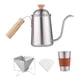 thumbnail image 5 of Juego de tetera de agua, tetera de cuello de cisne, tetera de café, juego de cafetera para acampar, tetera de cuello de cisne con gotero de café para, 5 of 9