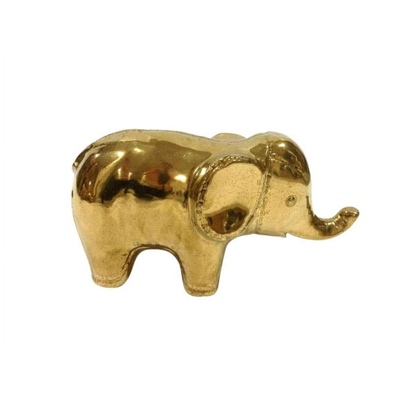 Jeco HD-HA068 Ceramic Elephant Gold Color