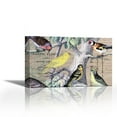 thumbnail image 1 of Bird Botanical 4 - Contemporary Fine Art Giclee on Canvas Gallery Wrap - wall décor - Art painting - 32 x 20 Inch - Ready to Hang, 1 of 2