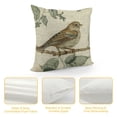 thumbnail image 4 of Pillow Covers Vintage Pillowcase Bird Decoration Square Cushion Covers Pillow Case for Couch Sofa Living Room, 4 of 5