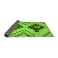 thumbnail image 2 of Ahgly Company Indoor Rectangle Abstract Green Modern Area Rugs, 2' x 4', 2 of 4
