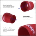 thumbnail image 2 of JDM Sport Universal for Forced Induction Cars 2" To 2.5" Straight Silicone Hose Reducer Coupler Tube (Red) - Turbo Intercooler Pipe Piping Intake Upgrade, 2 of 4