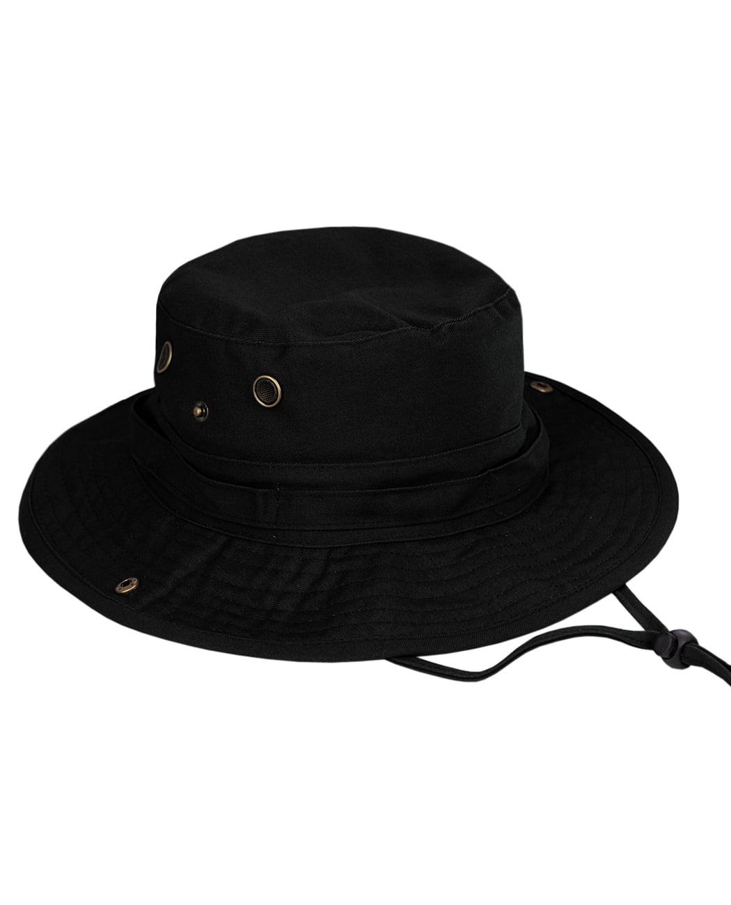 NYFASHION101 Men's Crushable Snap Brim Cotton Outdoor Bucket Sun Hat ...