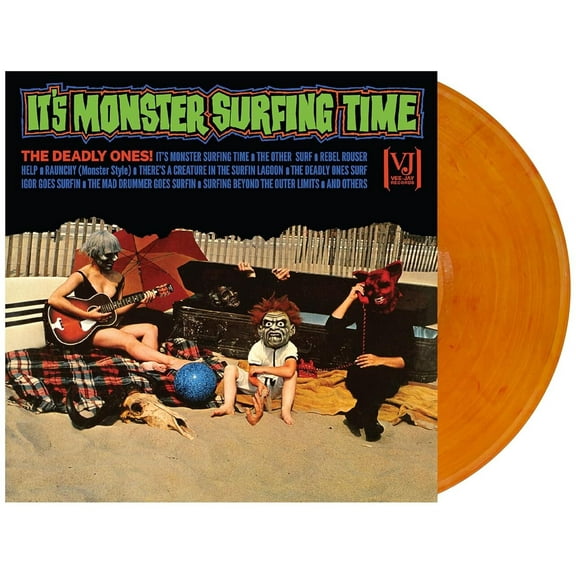 Deadly Ones - It's Monster Surfing Time (All-analog) - Music & Performance - Vinyl