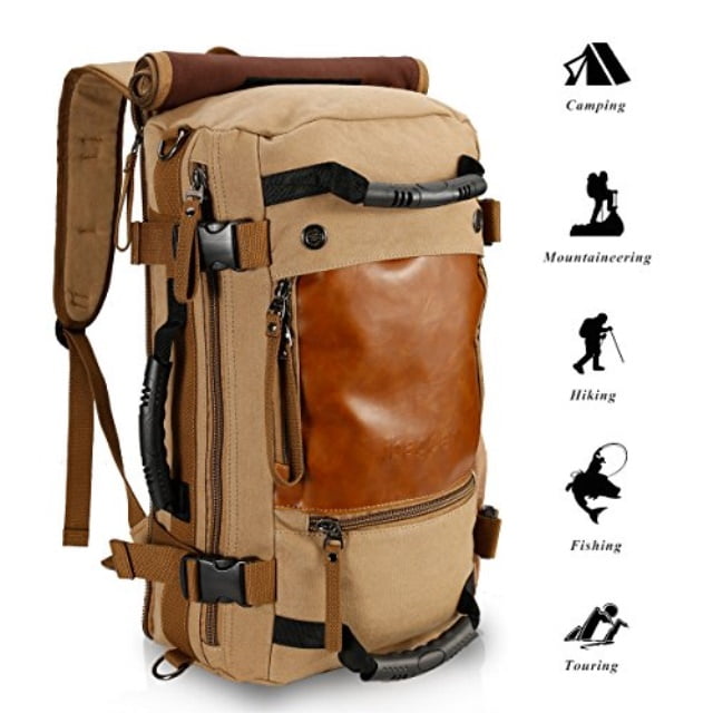 Classic Backpack Men and Women Multifunctional Travel Hiking Canvas Bag
