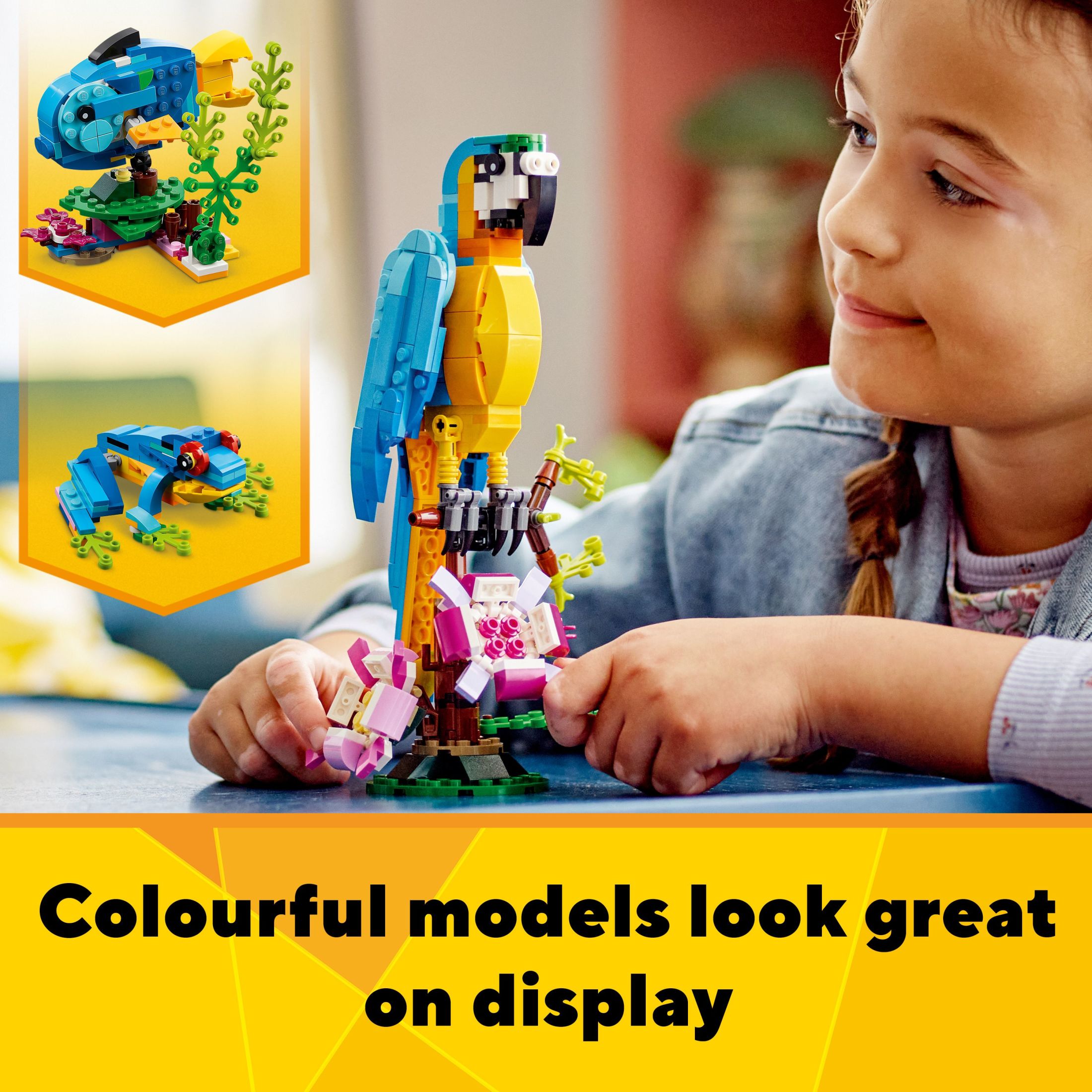 LEGO Creator 3 in 1 Exotic Parrot Animal Figures photo 4