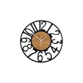 thumbnail image 2 of kkbbma Large Wall Clock, 13 Inch Non-Ticking Silent Battery Operated Oversized Modern Vintage Iron Wall Clock for Living Room Bedroom Kitchen Office Decor, 2 of 9