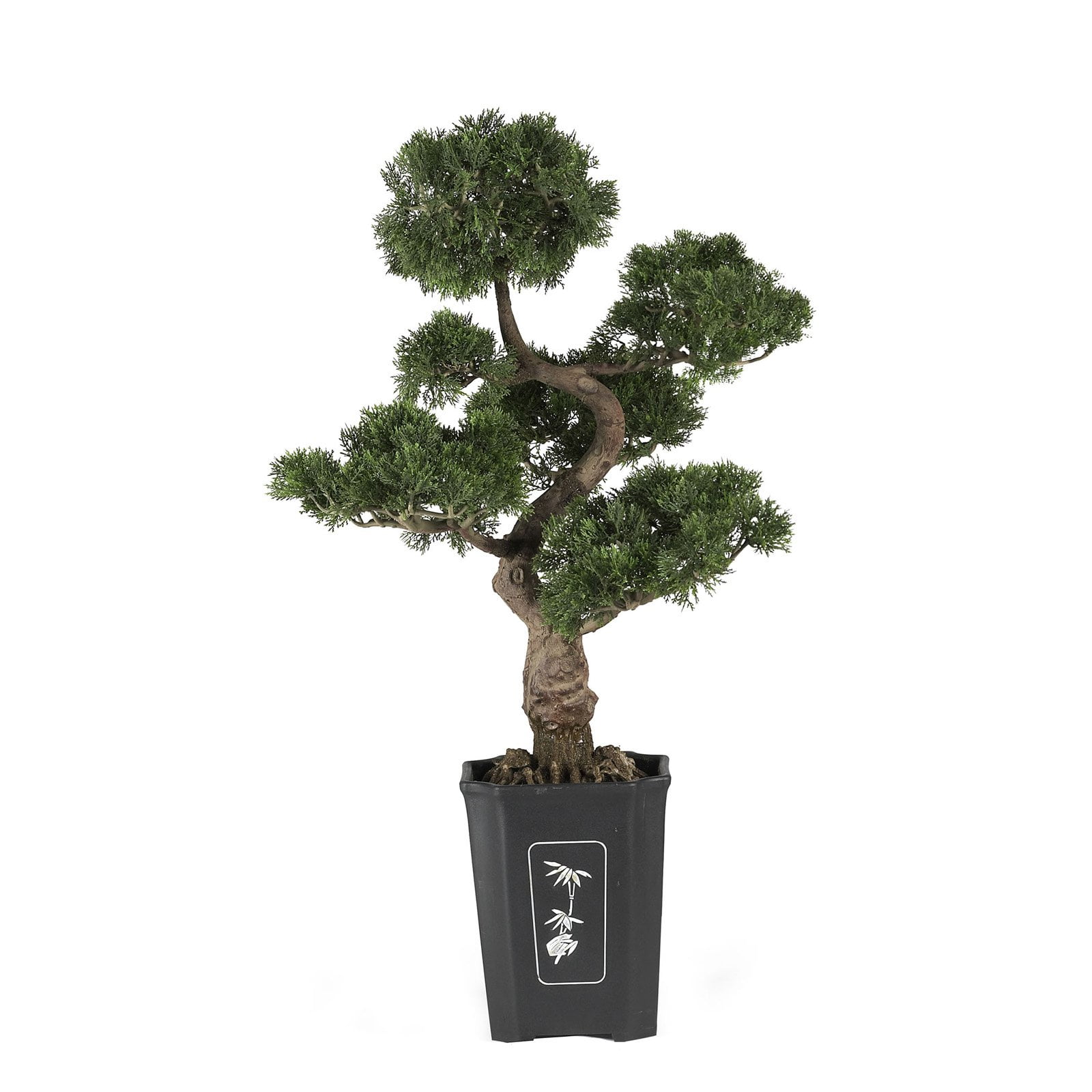 Nearly Natural 36&quot; Cedar Bonsai Silk Plant