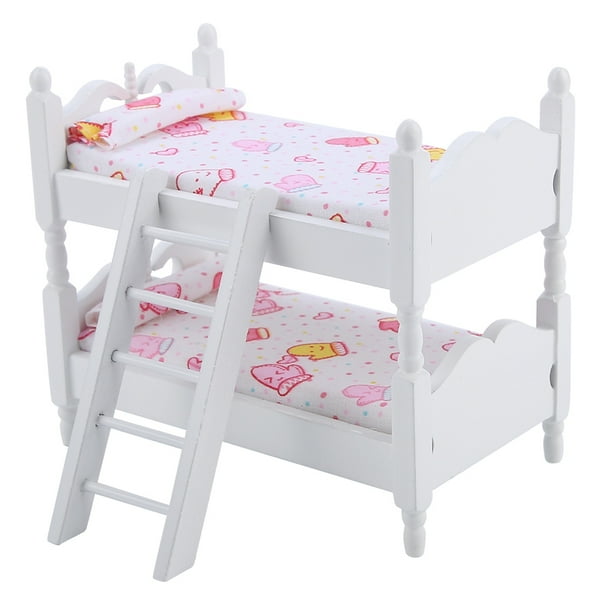 Doll Bed, Bunk Bed Toys Doll Bunk Bed Toy Durable Doll Bunk Bed, Girls