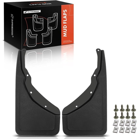 A-Premium Set of 2PCS Mud Flaps Splash Guards Mudflaps Mudguards with Hardware Kits Compatible with Ford Bronco Sport 2021 2022 2023 2024, Without Fender Flares, Rear Driver and Passenger Side