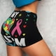 thumbnail image 4 of Balery I Love My Autism Pantalones cortos de entrenamiento estampados para mujer, sin costuras, ajustados, para gimnasio, yoga, correr, deportes, ejercicio activo, fitness.-XX-Large, 4 of 8