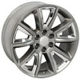 thumbnail image 4 of OE Wheels CV73 22 Inch Rims and Tires Fit Tahoe Style 6x139.7 22x9 Gloss Hyper Black with Chrome Insert - Hollander 5696 - Dueler H/L Alenza 285/45-22 (Set of 4), 4 of 5