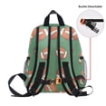 thumbnail image 5 of FORMRS Kids School Backpack with Front Zippered Pocket 12" Student Travel Daypack, Green American Footballs, 5 of 6