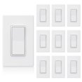 thumbnail image 1 of Interruptor de luz ELEGRP de 3 vías, 15 A, 120-277 V, con placa blanca mate, 1 of 7