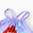 thumbnail image 6 of Disney Princess Girls Swimsuit Ariel Mermaid Graphic One Piece Bathing Suits Toddler 4-5T, 6 of 8