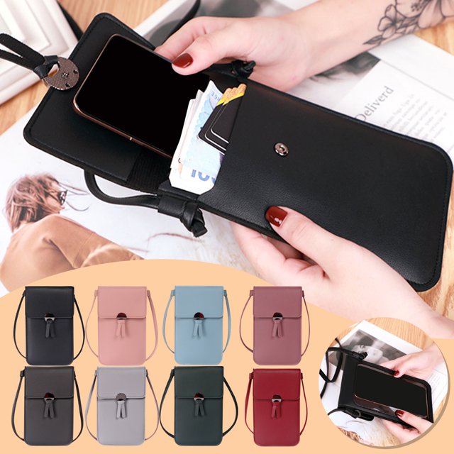 Xihbxyly Ofertas Especiales Del Prime Day Bolsos En Teléfonos, Táctil En Mujer de Dgs, Mini Bolsos Cruzados En Cuero, Teléfono Móvil, Hombro, Billetera En Crédito