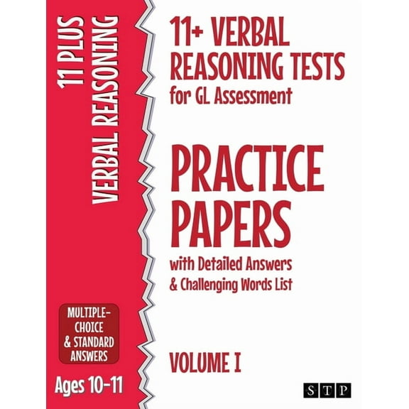 11 Verbal Reasoning Tests for GL Assessment Practice Papers with Detailed Answers & Challenging Words List: Volume , (Paperback)
