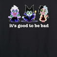 thumbnail image 3 of Disney Villains - It's Good To Be Bad - Women's Lightweight French Terry Long Sleeve Shirt, 3 of 5