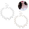 thumbnail image 2 of Collier de Mode Simple Élégant Collier Clavicule en Forme de Perle Collier Ras-du-Cou pour Femmes, 2 of 10