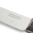 thumbnail image 3 of Martha Stewart Everyday 8 Inch Stainless Steel Slicer Knife in Dark Gray with Wood Handle, 3 of 5