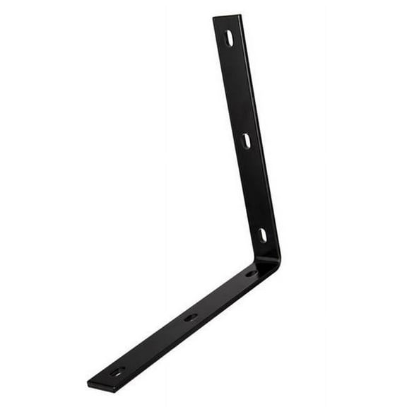 Hampton Direct 5021193 12.25 in. Steel Inside Corner Brace, Black - Pack of 4