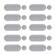 thumbnail image 1 of 20 piezas de almohadillas amortiguadoras para tapa de inodoro, prácticas juntas silenciosas para asiento de inodoro., 1 of 7