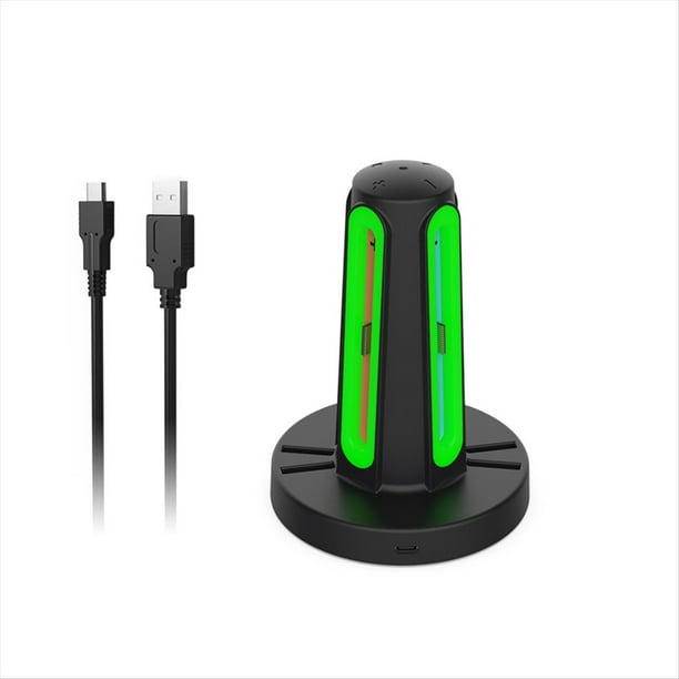 Base de Carga 4 en 1 para el Controlador para Switch 2. Base de Almacenamiento de Tarjetas con Indicadores LED de 360° para NS para Switch 2.