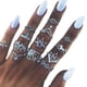 thumbnail image 1 of Mujeres Boho Cristal Flor Anillo Conjunto Vintage Punk Dedo Anillos Retro Anillos Regalo Para Mujer Novia Esposa 13 Piezas Minnieouse AP005481-00, 1 of 6
