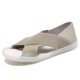 thumbnail image 1 of XIHAHA, zapatillas informales para mujer, moda exterior para mujer, sandalias antideslizantes con parte inferior gruesa y plataforma perezosa cruzada, zapatos para mujer, 1 of 5