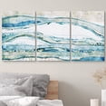 thumbnail image 3 of wall26 Canvas Print Wall Art Set Blue Tan Watercolor Landscape Abstract Shapes Illustrations Modern Art Bohemian Decorative Multicolor for Living Room, Bedroom, Office - 24"x36"x3 Panels, 3 of 5
