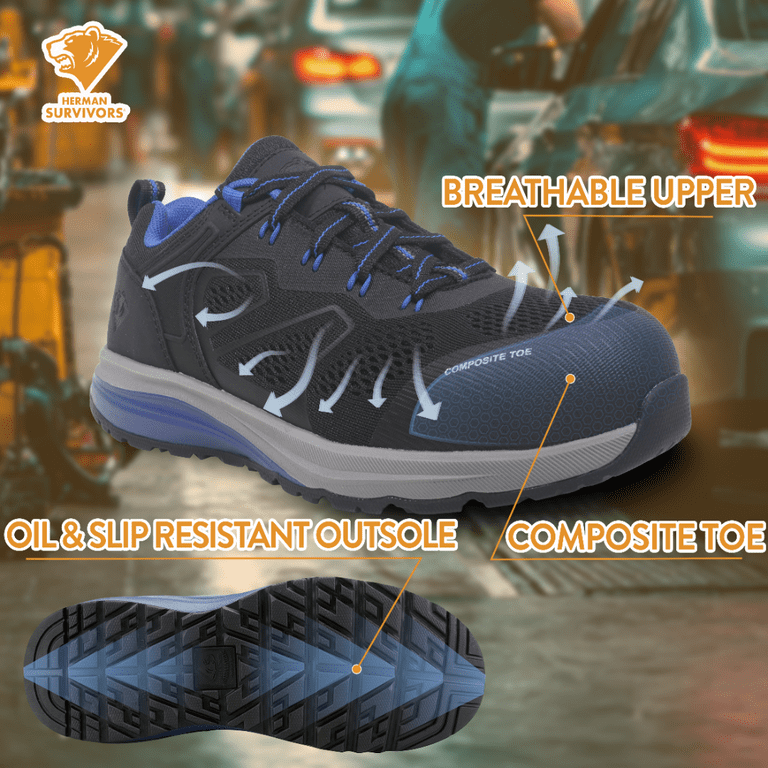 Herman Survivors women's Cassle Composite Toe Work Shoes - Walmart.com