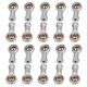 thumbnail image 1 of 20 piezas de conector de rosca hembra de 6 mm, junta de aleación de zinc, cojinete de extremo de varilla, 1 of 1