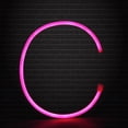 thumbnail image 3 of ZPSHYD LED Light, Unique Alphabet C shaped LED Light Night Light LED Neon for Home Wedding Party Decoration Anniversary Decoration(Pink), 3 of 8