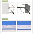 thumbnail image 4 of Polarized Sunglasses Metal Trendy Photochromic Men Womens Eyeglass Frame, 4 of 4