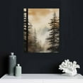 thumbnail image 4 of Nawypu Sunrise Forest Wall Art Green Tree Pictures for Wall Landscape Canvas Print Modern Artwork Framed Nature Wall Decor for Living Room Bedroom Kitchen Office (Forest), 4 of 4