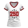 thumbnail image 2 of MAIHAN 250 Years Tshirt Women American Flag Shirts 250 Years Independence Tee Summer T Shirt American Birthday Shirts Tops, 2 of 6
