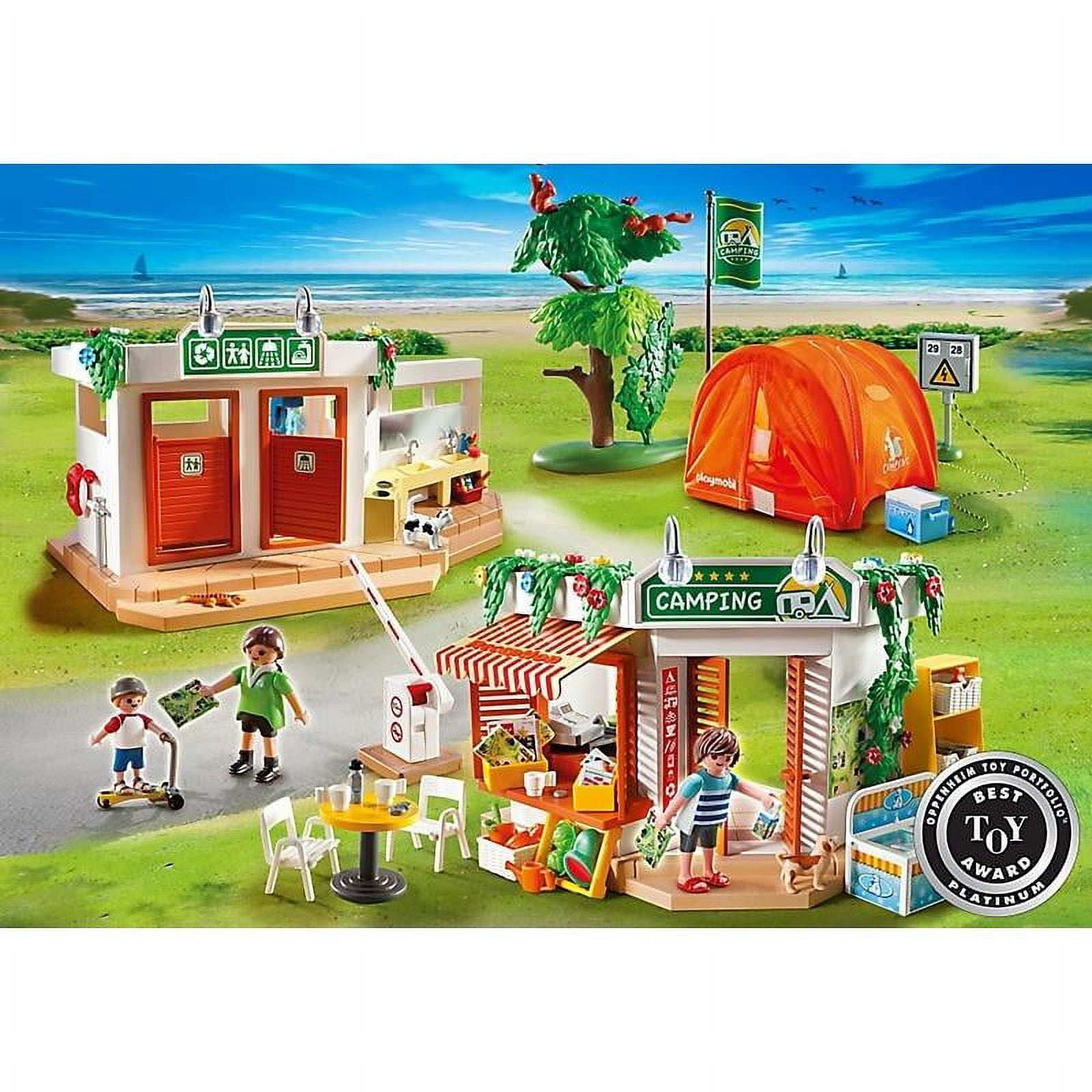 PLAYMOBIL Camp Site Summer Fun 5432 Huge Playset Camping Toys Boys