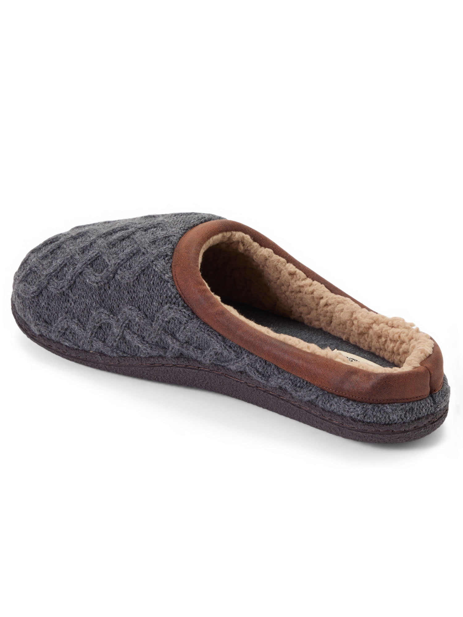 Dearfoams Cozy Comfort Men's Fisherman Knit Clog Slippers