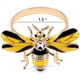 thumbnail image 4 of Juego de 30 Servilletas de Abeja con Hebilla Anillo de Servilleta AleacióN Insecto Diamante Hebilla Toallas de Papel Servilletero, 4 of 5