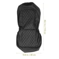 thumbnail image 2 of WASHWEPE 9Pcs PU Car Seat Cover Black Seat Protection for All Seasons Car Owners, 2 of 7