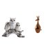 thumbnail image 1 of Escultura de búho moderna, adorno de mesa para sala de estar, oficina, dormitorio, armario, estantería, mesita de noche, decoración de fiesta., 1 of 7