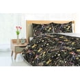 thumbnail image 3 of Ambesonne Garden Scene Down Alternative Quilt Comforter, Colorful Leaves Art, Queen, Charcoal Grey Multicolor, 3 of 5