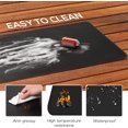 thumbnail image 4 of Fireproof Fireplace Mat Hearth Rug 24×42inch, Fire Resistent Gas Grill Splatter Mat Heat Resistant Non Stick BBQ Patio Protector Grilling Gear, Floor Protective Rug, 4 of 4