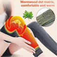 thumbnail image 3 of Tourmaline Acupressure Self-heating Shaping Knee Sleeve, Mugwort Tourmaline Acupressure CY, 3 of 5