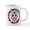 White, variant on CafePress - Floral Sugar Skull - 11 oz Ceramic Mug - Novelty Coffee Tea Cup