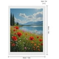 thumbnail image 2 of Diamond Art Kits for Adults - Lake Wildflowers Mountain Panorama 5d Diamond Painting for Adults, Diamond Art for Adults Beginners, Frameless Diamond Painting Kits for Adults for Home Wall Decor, 2 of 7
