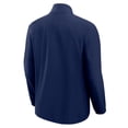 thumbnail image 3 of Men's Fanatics Navy Tennessee Titans Front Office Micro Tonal Quarter-Zip Pullover, 3 of 3