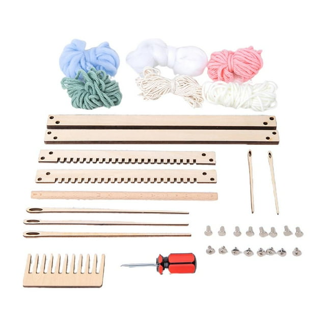 Kit de Telar para Tejer Telares de Tapicería Tejidos con Marco Grande