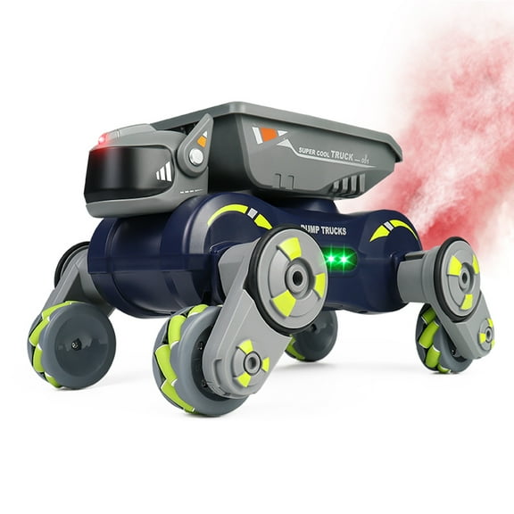 4WD Robot Dog Toys for Boys Girls, Remote Control Car for Kids Ages 5-7, 360° Rolling RC Car Stunt Kids Toy with Light Music Gesture Sensing Trucks for 8-12 Birthday Gift