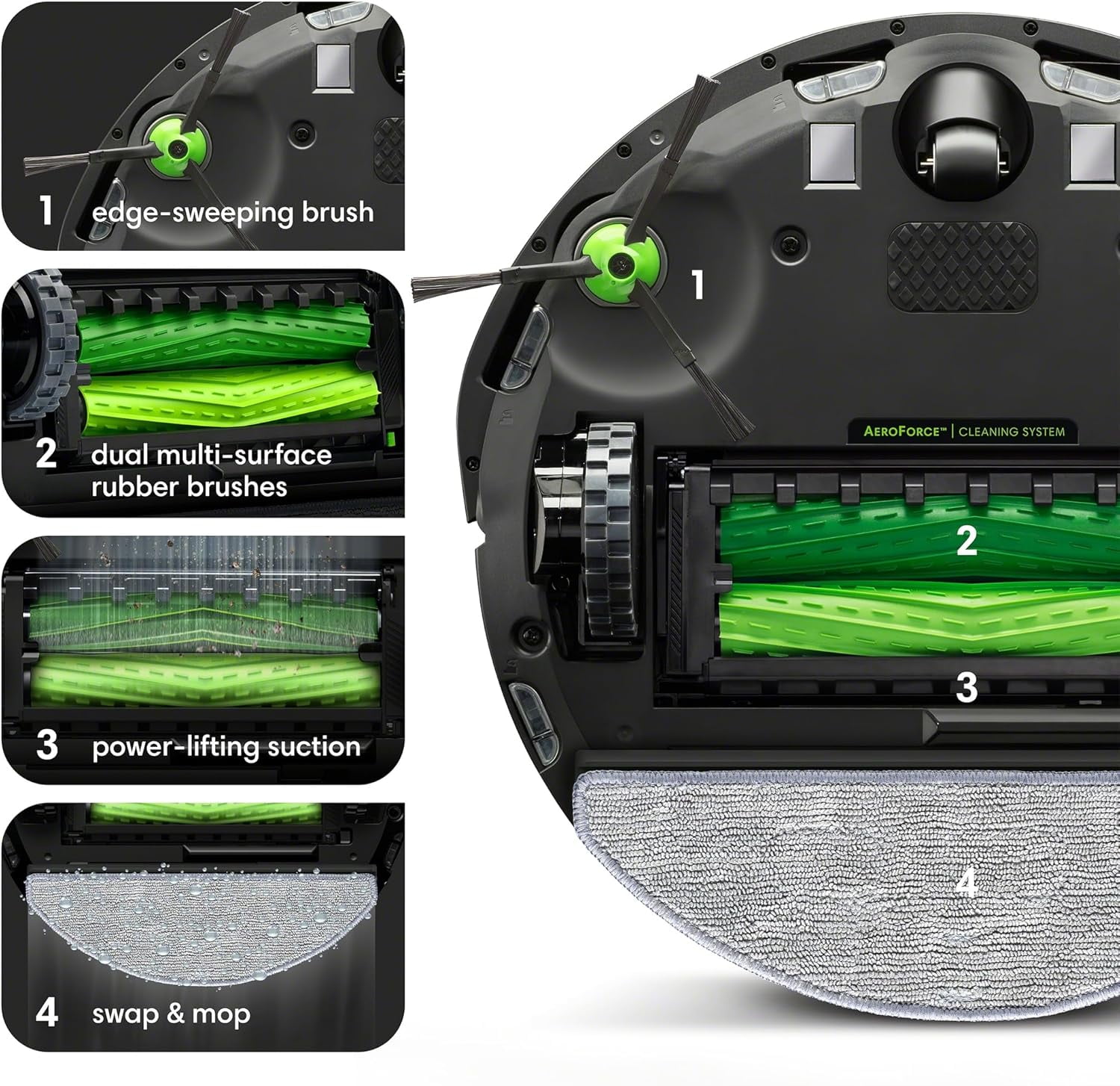 Open Box iRobot Roomba i3+ EVO (3554) Robot Vacuum